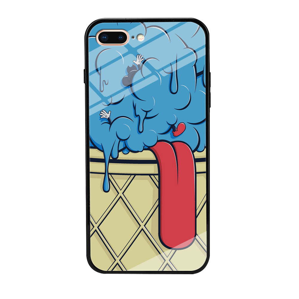 Blue Great Ice Cream iPhone 7 Plus Case