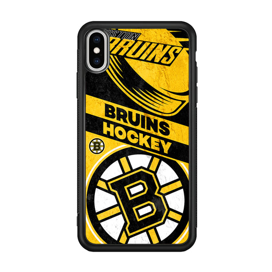 Boston Bruins Hockey Team iPhone XS MAX Case