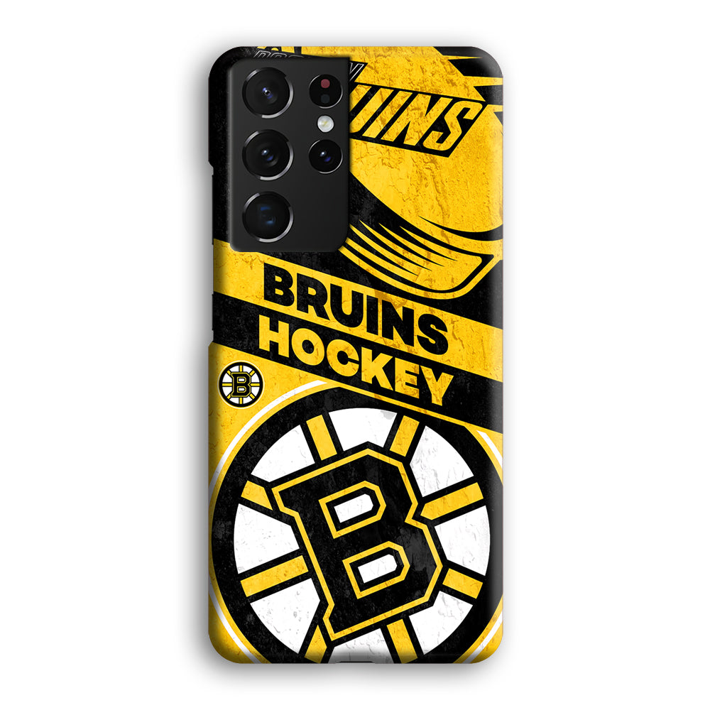 Boston Bruins Hockey Team Samsung Galaxy S21 Ultra Case