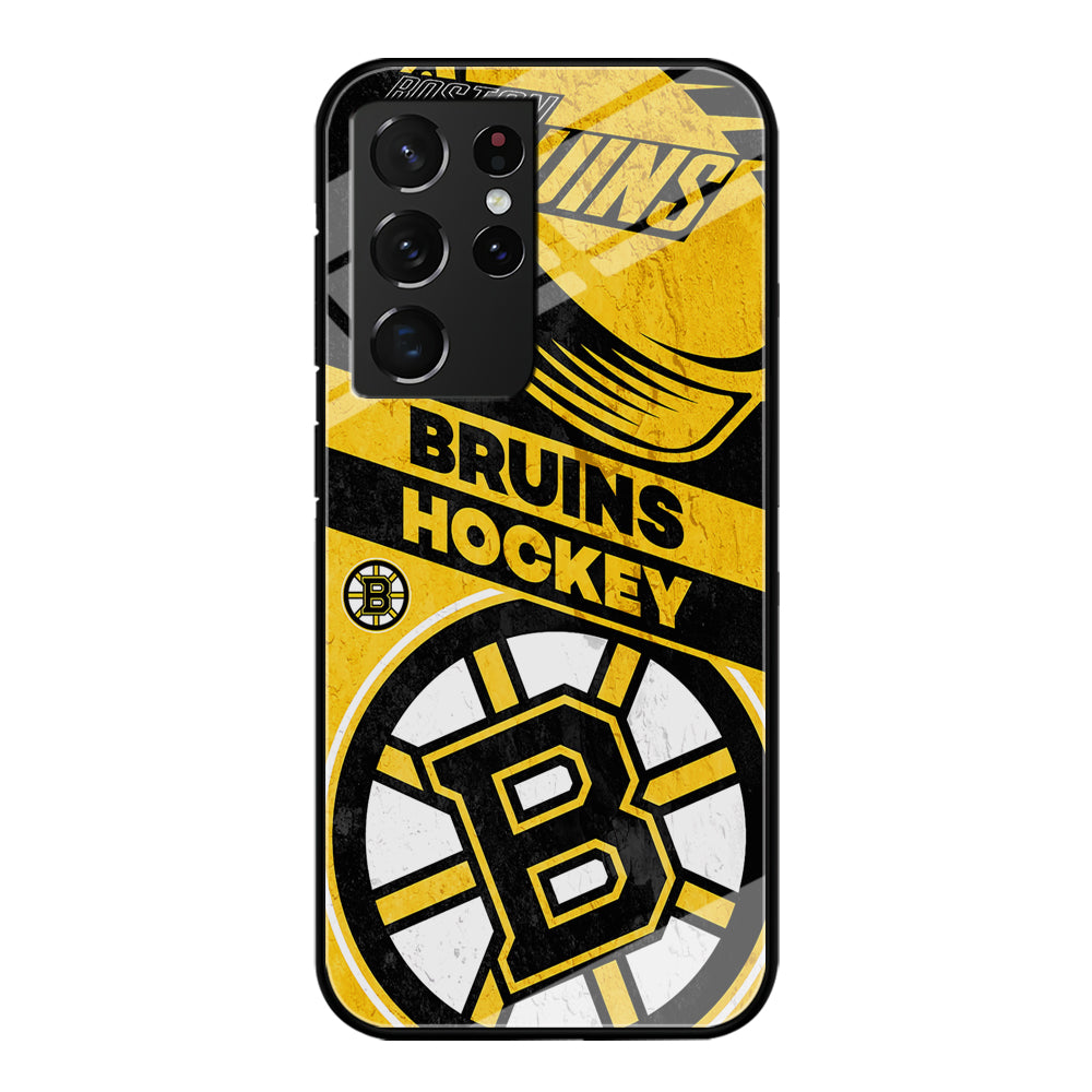 Boston Bruins Hockey Team Samsung Galaxy S21 Ultra Case