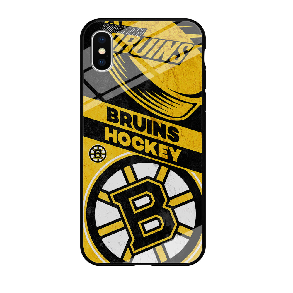 Boston Bruins Hockey Team iPhone X Case