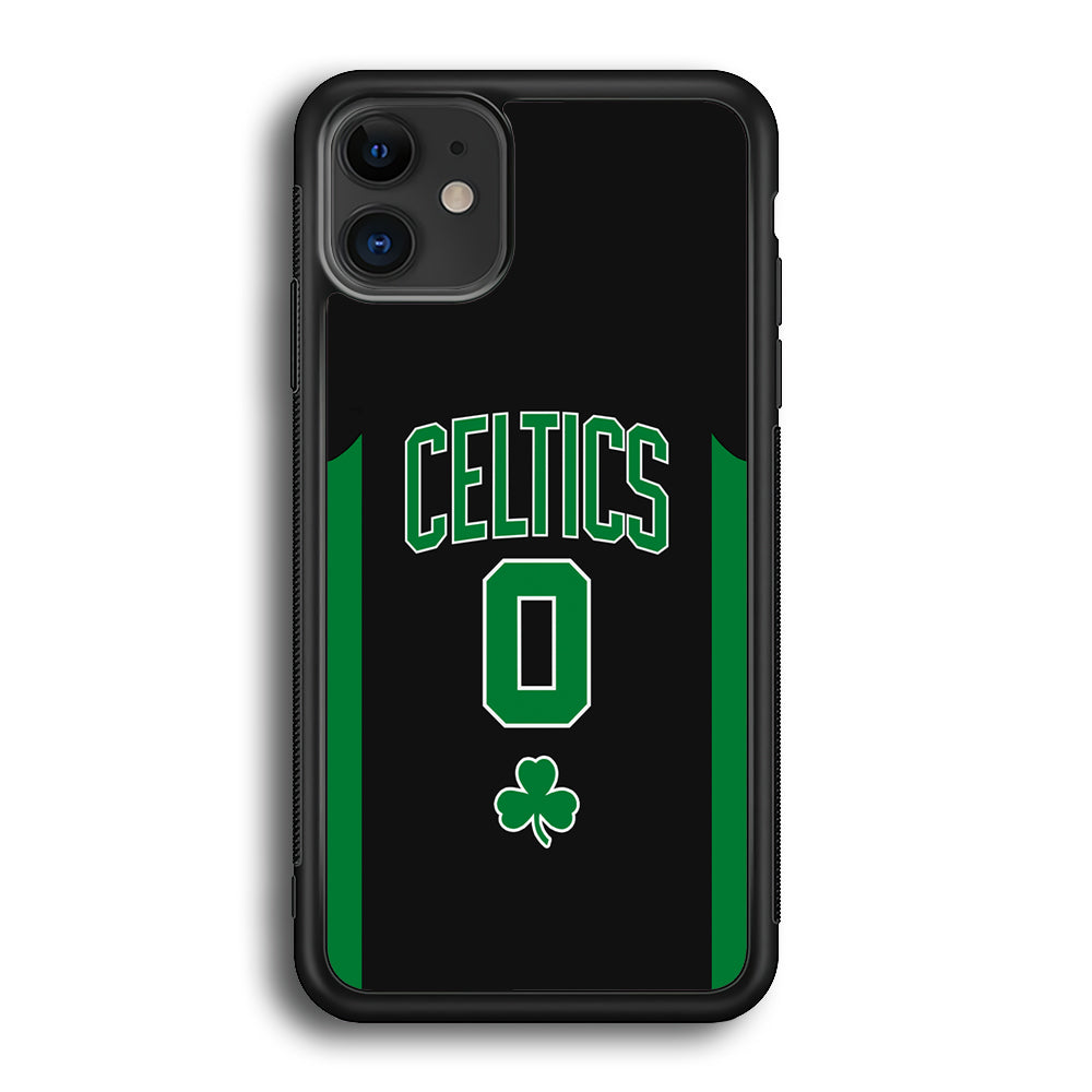 Boston Celtics Zero Numbers iPhone 12 Case