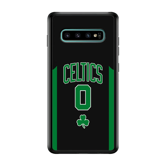 Boston Celtics Zero Numbers Samsung Galaxy S10 Case