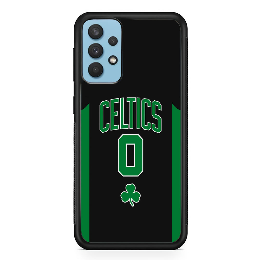 Boston Celtics Zero Numbers Samsung Galaxy A32 Case