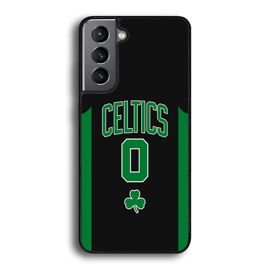 Boston Celtics Zero Numbers Samsung Galaxy S21 Case