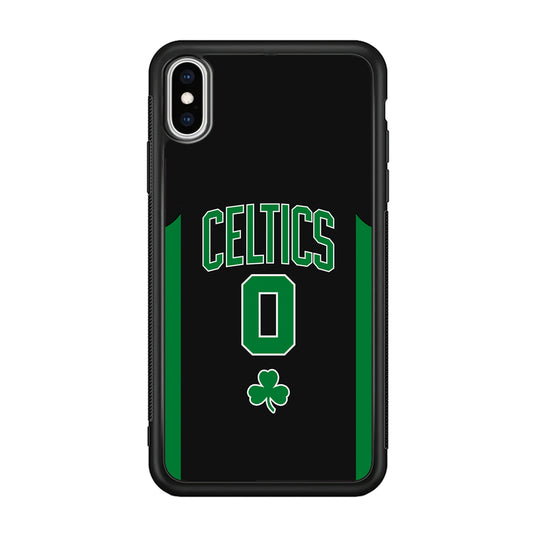 Boston Celtics Zero Numbers iPhone X Case