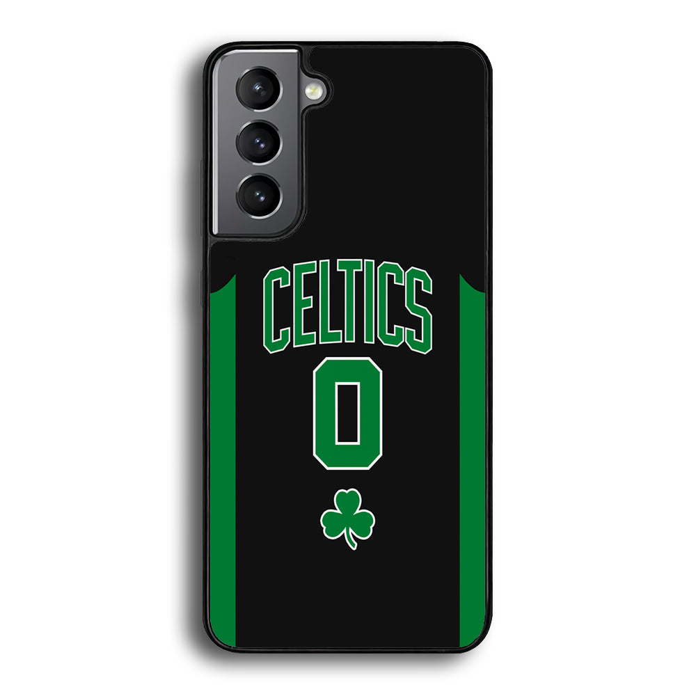 Boston Celtics Zero Numbers Samsung Galaxy S21 Plus Case - Carneyforia