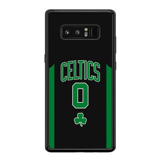 Boston Celtics Zero Numbers Samsung Galaxy Note 8 Case