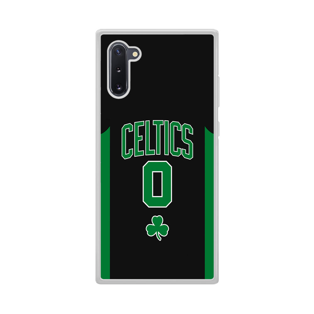 Boston Celtics Zero Numbers Samsung Galaxy Note 10 Case