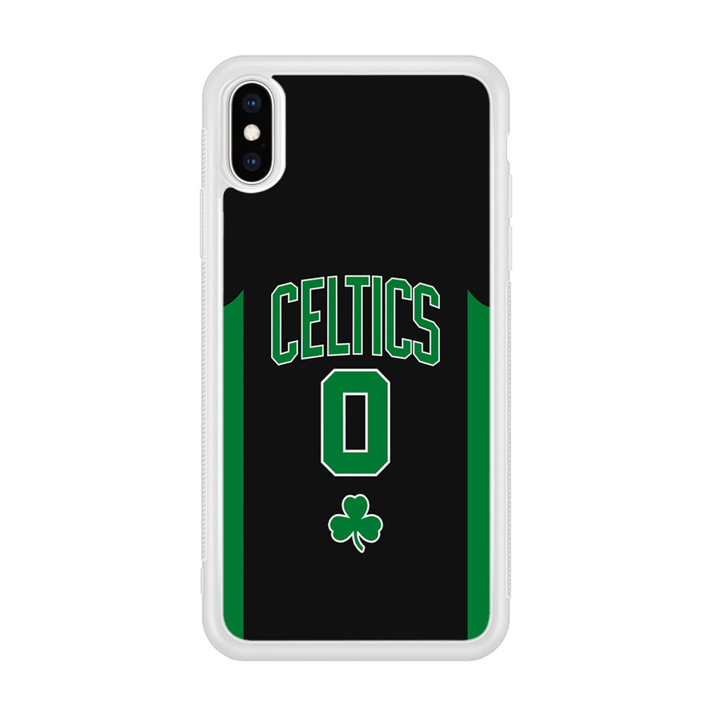 Boston Celtics Zero Numbers iPhone X Case