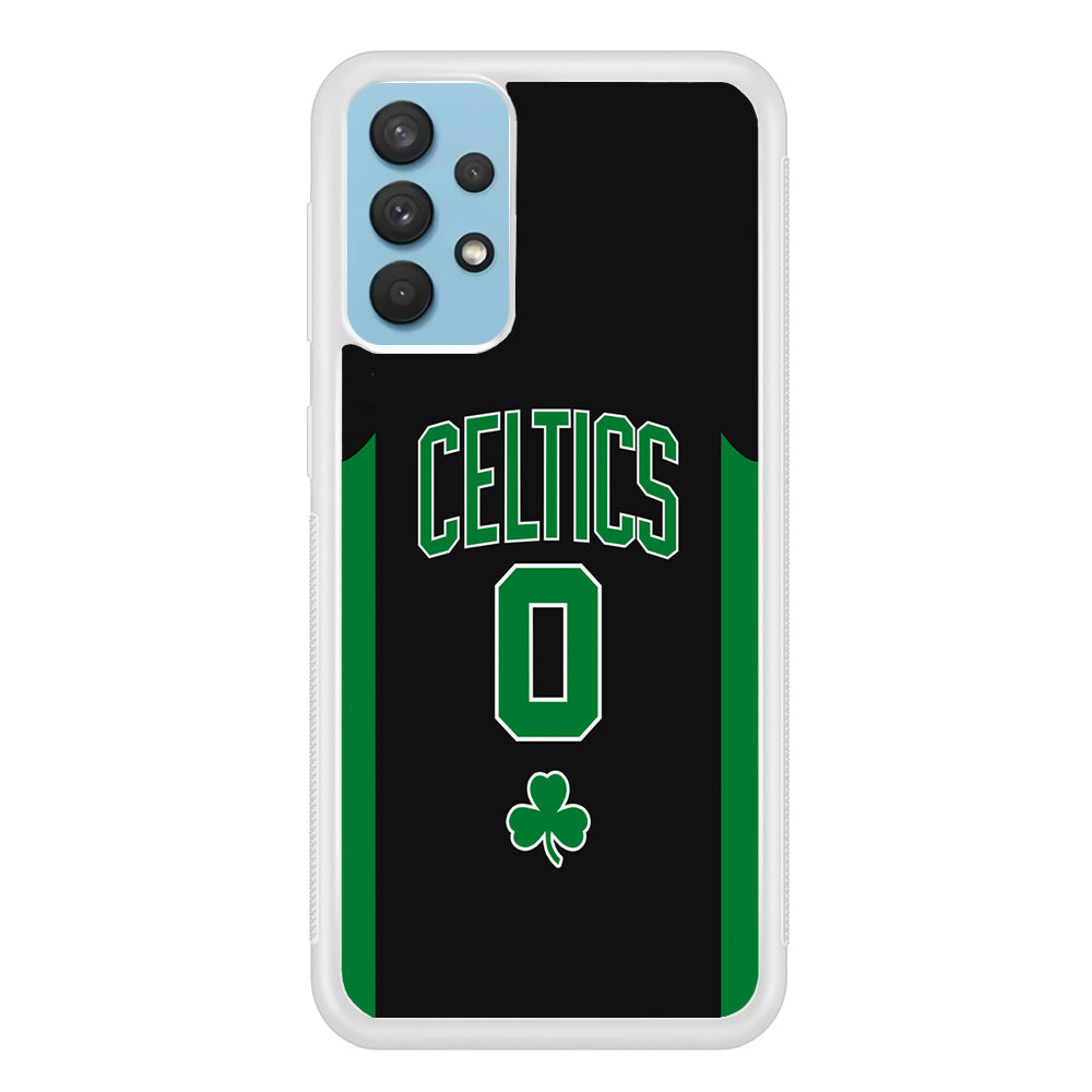 Boston Celtics Zero Numbers Samsung Galaxy A32 Case