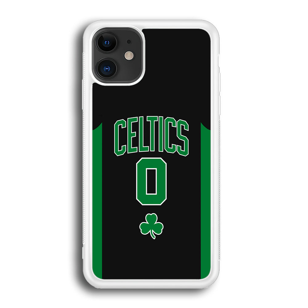 Boston Celtics Zero Numbers iPhone 12 Case