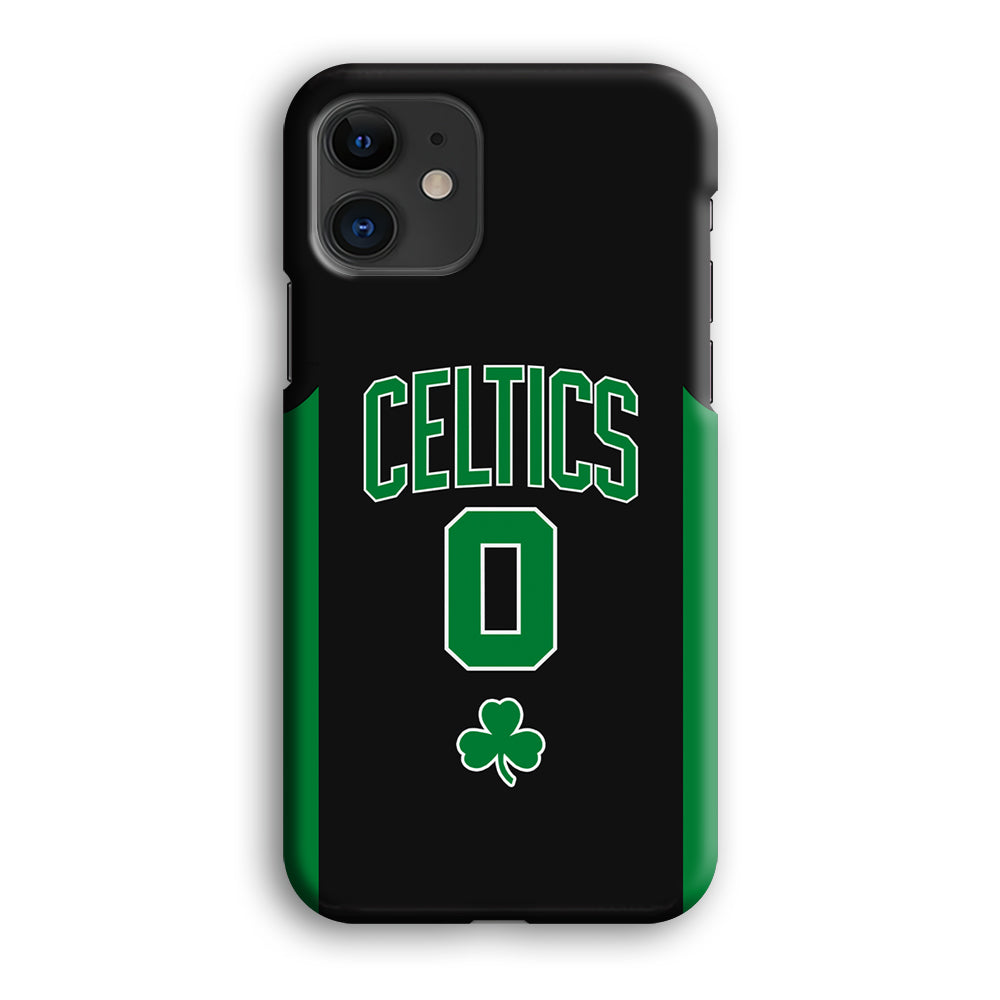 Boston Celtics Zero Numbers iPhone 12 Case