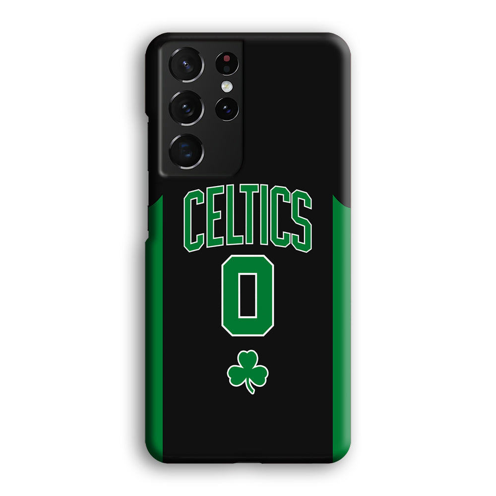 Boston Celtics Zero Numbers Samsung Galaxy S21 Ultra Case