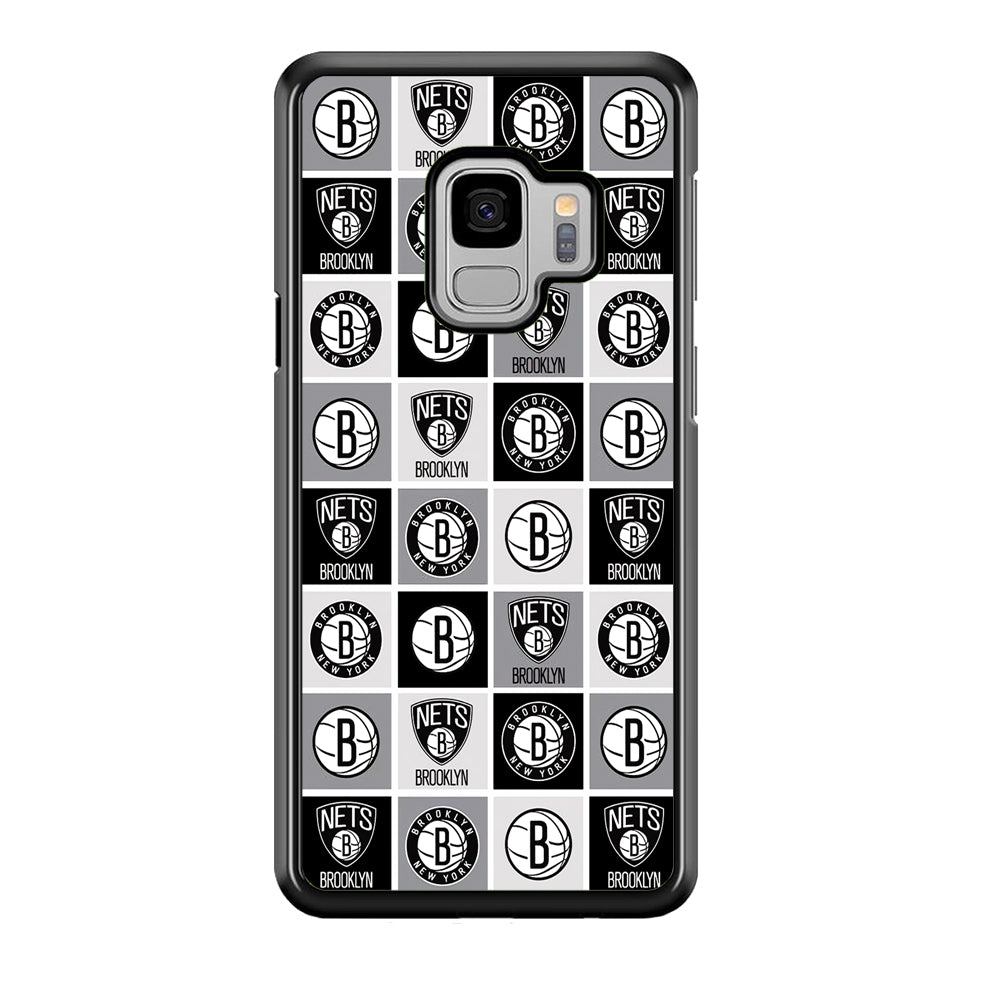Brooklyn Nets Collage Of Logo Samsung Galaxy S9 Case