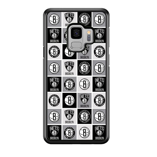 Brooklyn Nets Collage Of Logo Samsung Galaxy S9 Case