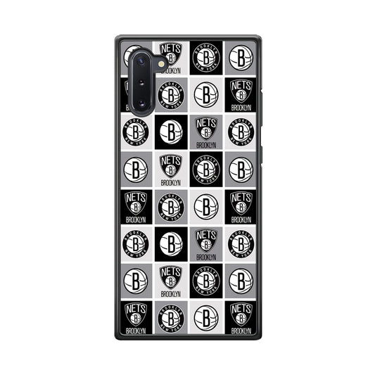Brooklyn Nets Collage Of Logo Samsung Galaxy Note 10 Case