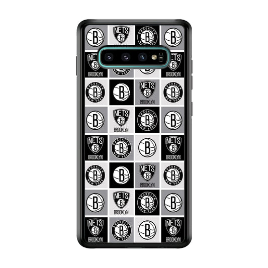 Brooklyn Nets Collage Of Logo Samsung Galaxy S10 Plus Case