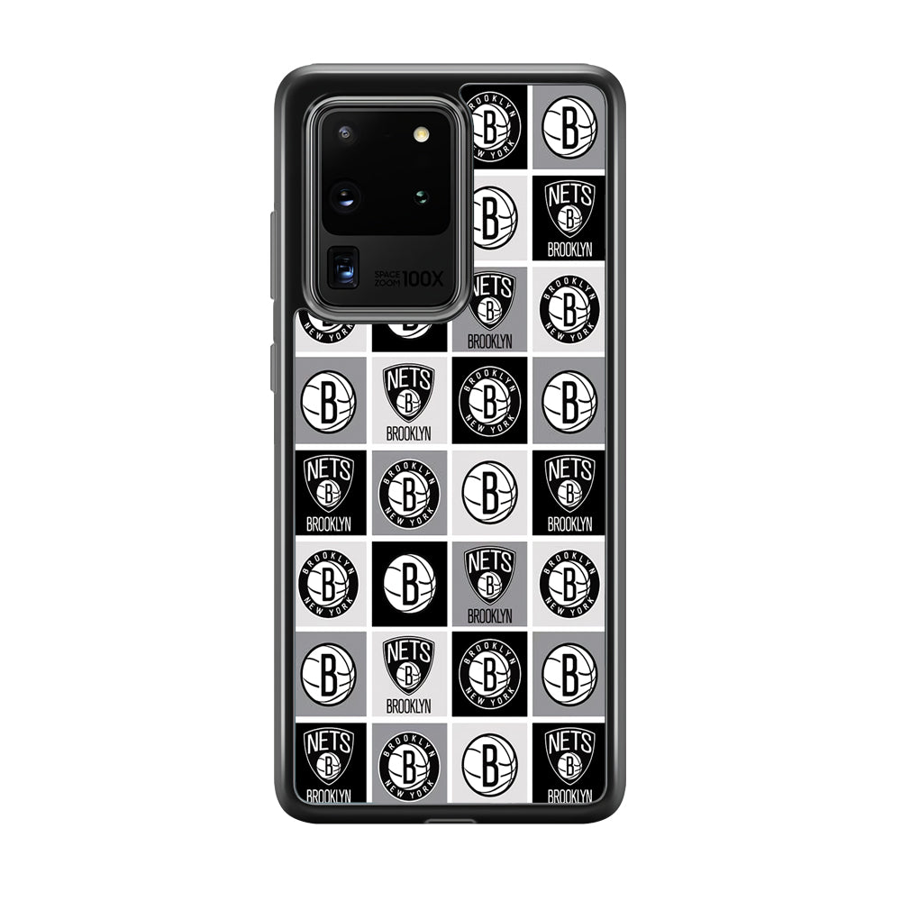 Brooklyn Nets Collage Of Logo Samsung Galaxy S20 Ultra Case