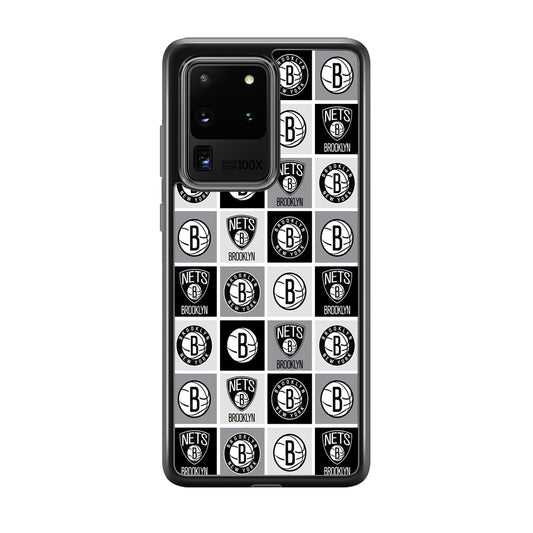 Brooklyn Nets Collage Of Logo Samsung Galaxy S20 Ultra Case