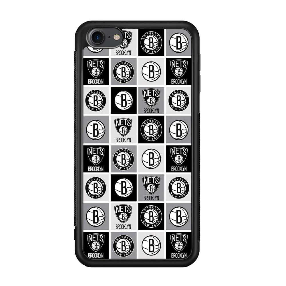 Brooklyn Nets Collage Of Logo iPod Touch 6 Case - Carneyforia