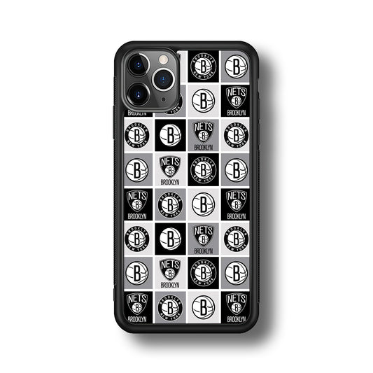 Brooklyn Nets Collage Of Logo iPhone 11 Pro Max Case