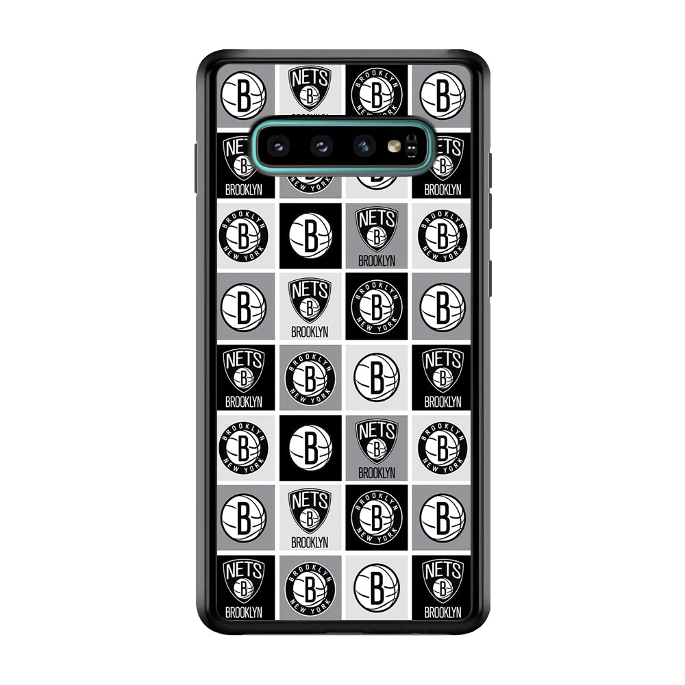 Brooklyn Nets Collage Of Logo Samsung Galaxy S10 Case