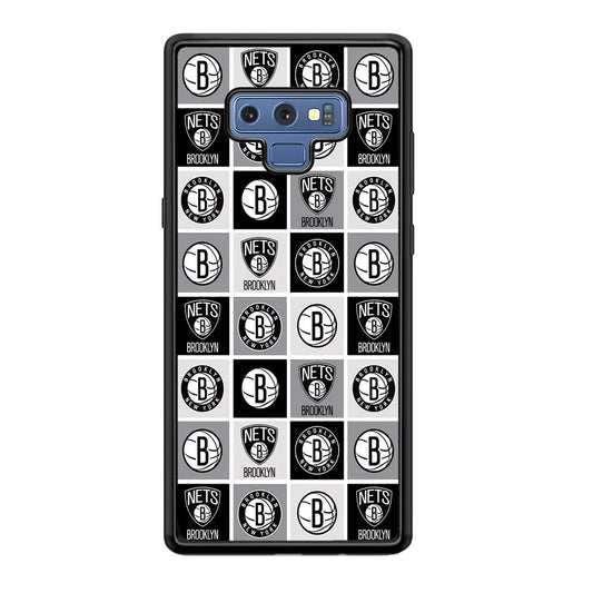 Brooklyn Nets Collage Of Logo Samsung Galaxy Note 9 Case