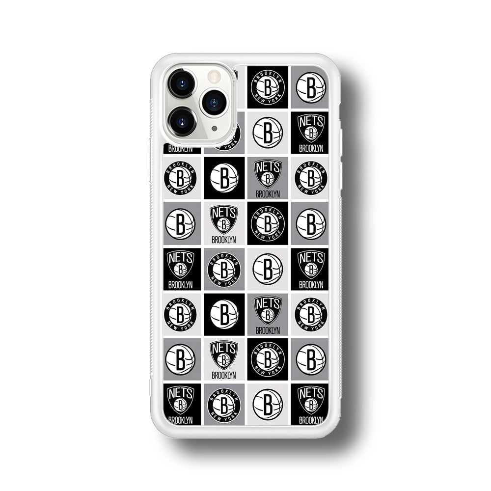 Brooklyn Nets Collage Of Logo iPhone 11 Pro Max Case