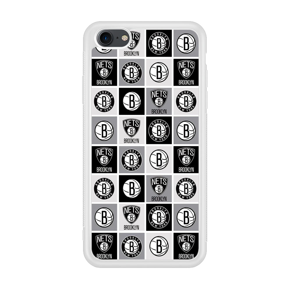 Brooklyn Nets Collage Of Logo iPhone 7 Case