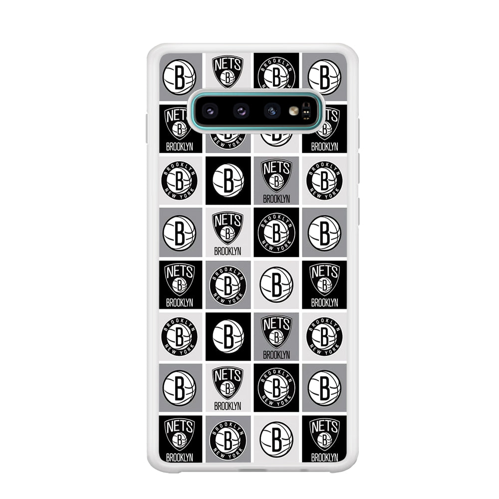 Brooklyn Nets Collage Of Logo Samsung Galaxy S10 Case