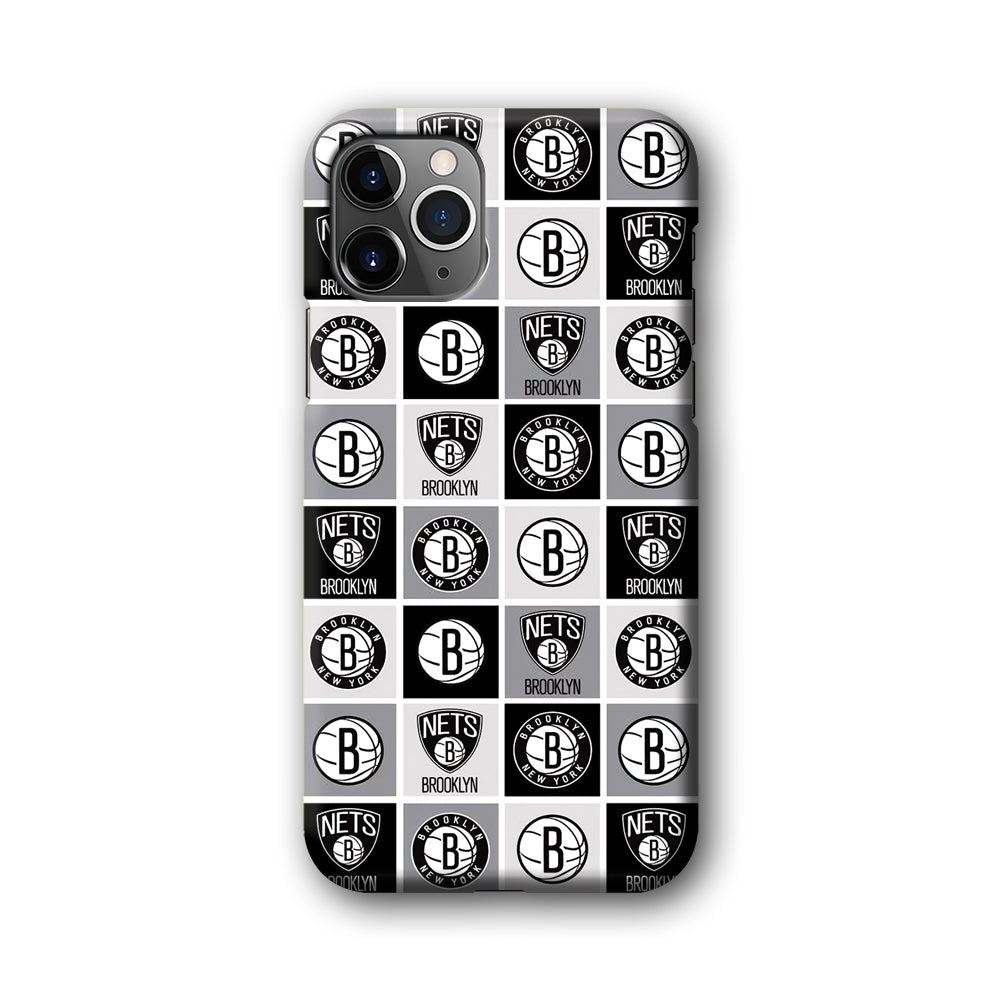 Brooklyn Nets Collage Of Logo iPhone 11 Pro Max Case