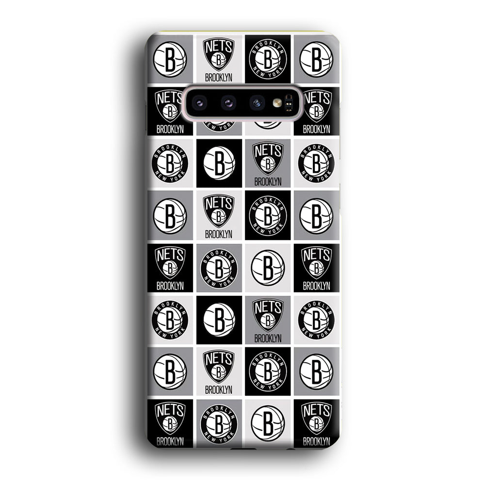 Brooklyn Nets Collage Of Logo Samsung Galaxy S10 Case