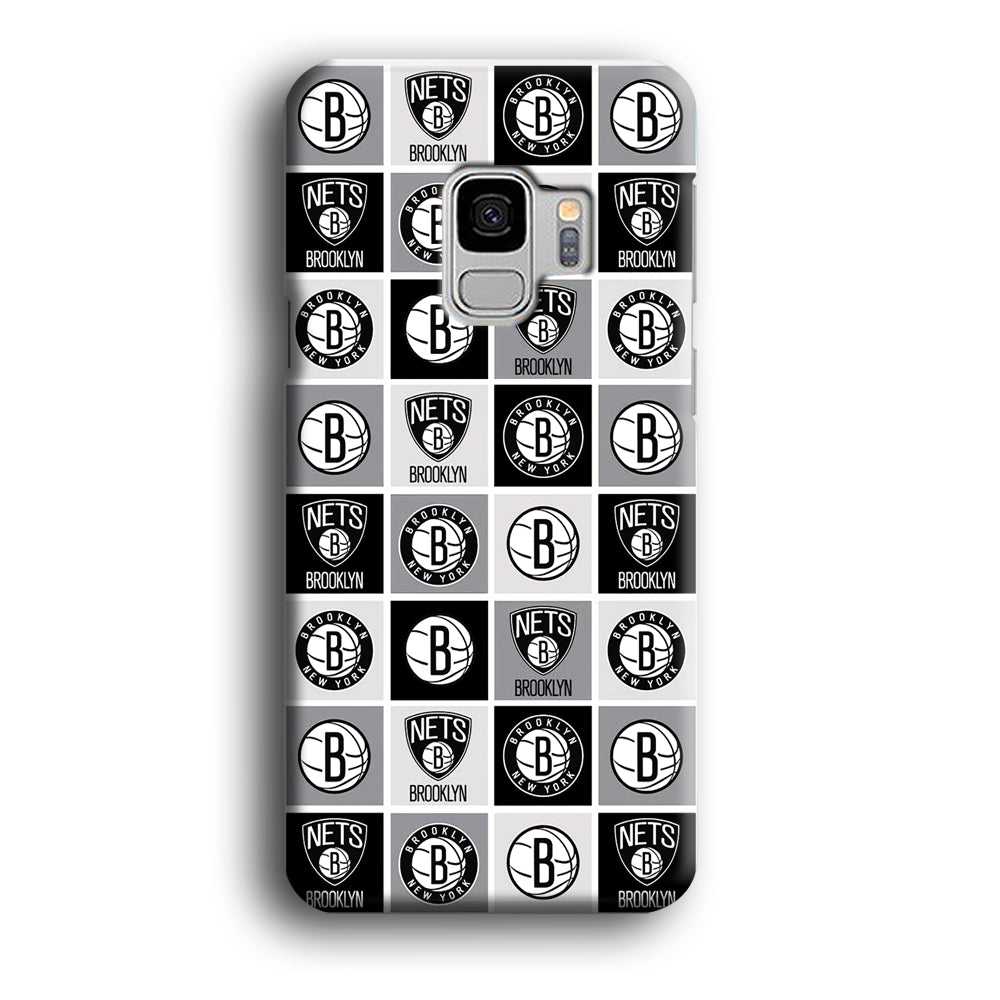 Brooklyn Nets Collage Of Logo Samsung Galaxy S9 Case