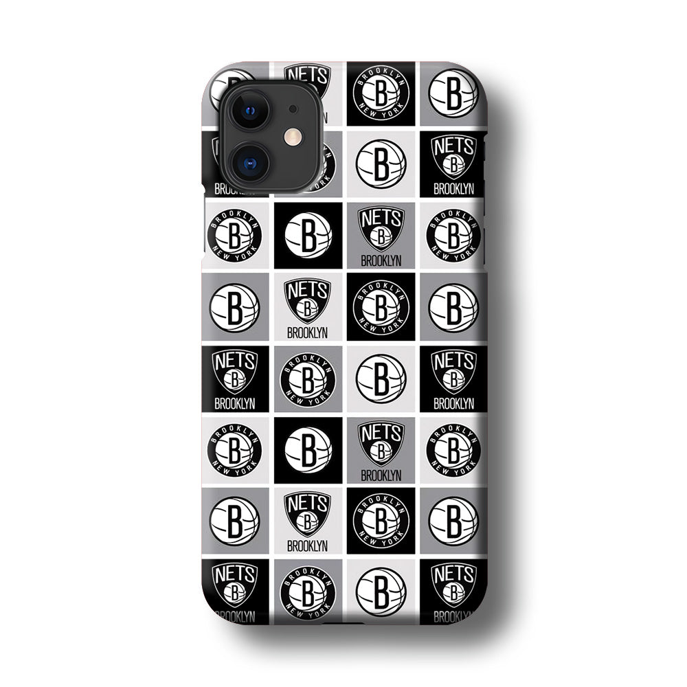 Brooklyn Nets Collage Of Logo iPhone 11 Case