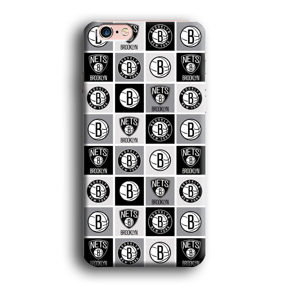 Brooklyn Nets Collage Of Logo iPhone 6 Plus | 6s Plus Case