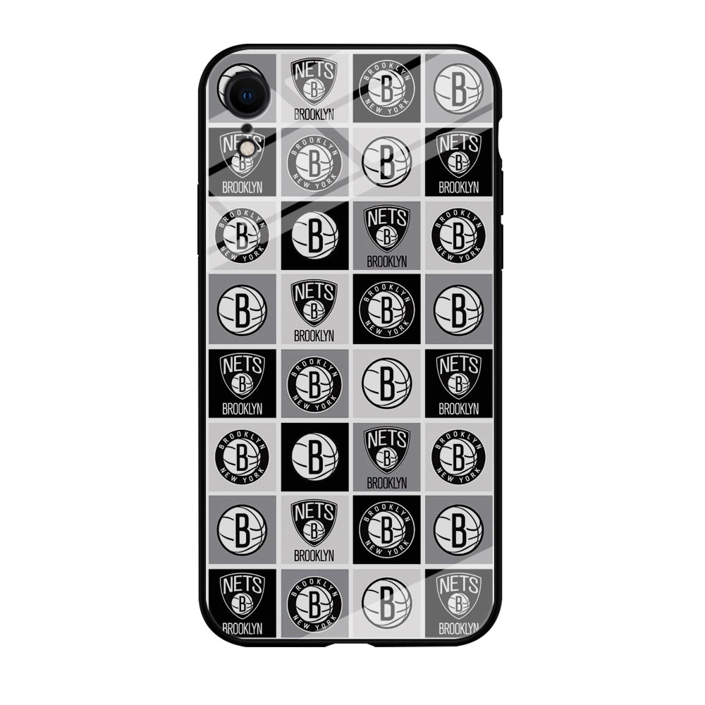 Brooklyn Nets Collage Of Logo iPhone XR Case