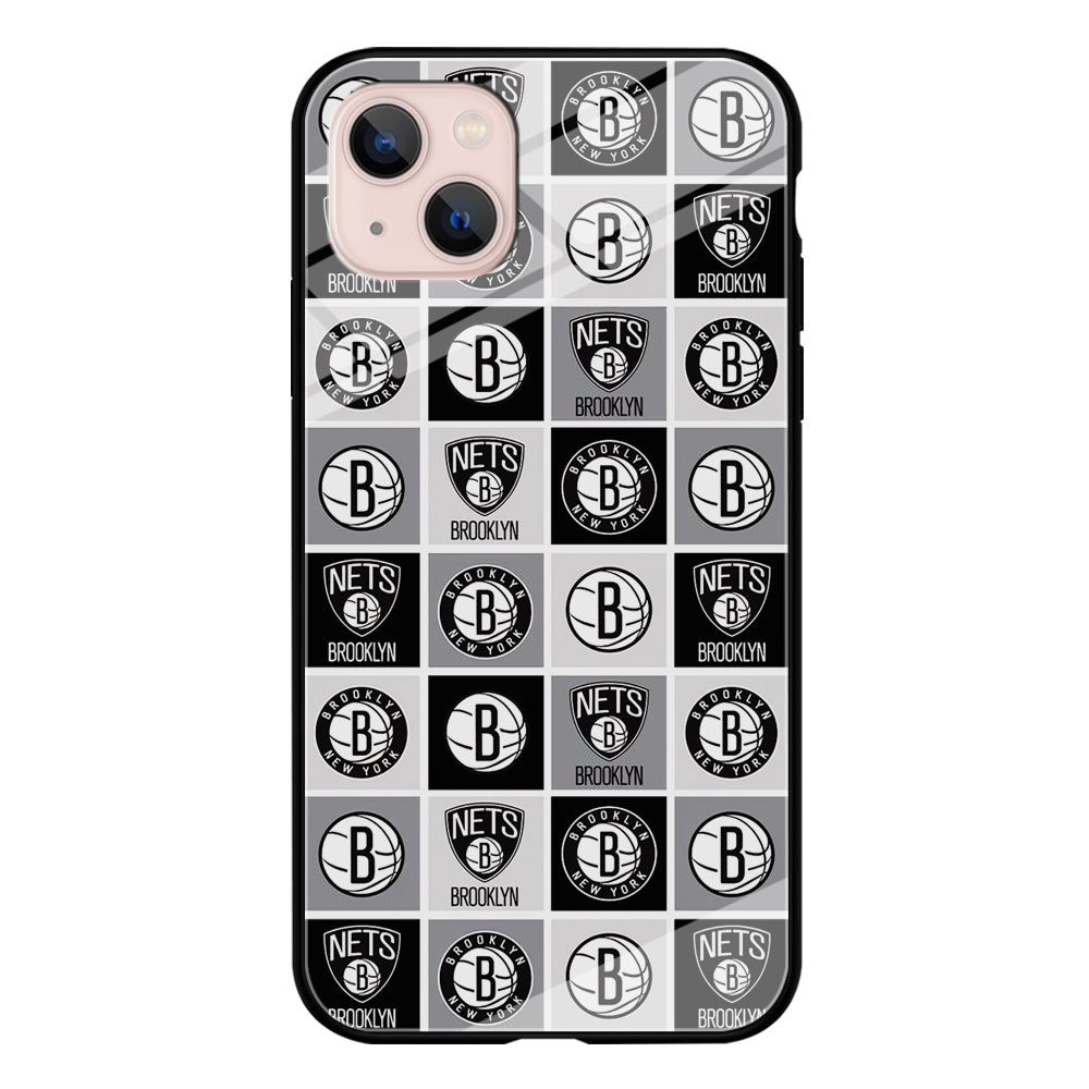 Brooklyn Nets Collage Of Logo iPhone 13 Case