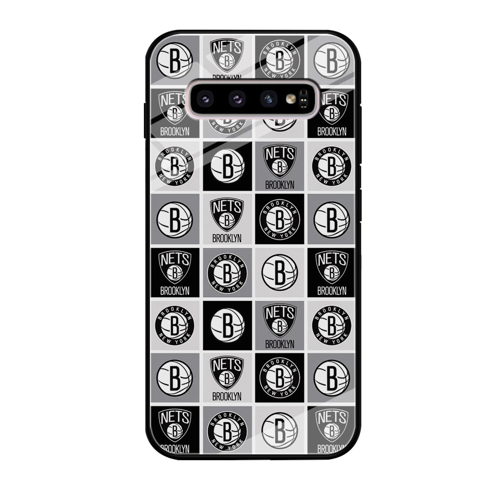 Brooklyn Nets Collage Of Logo Samsung Galaxy S10 Case