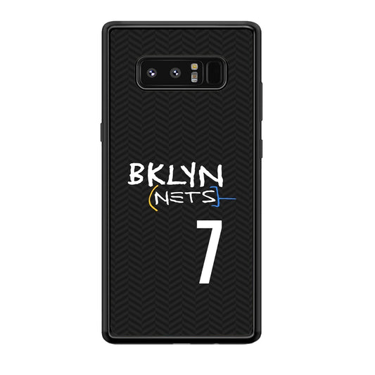 Brooklyn Nets Numbers of 7 Samsung Galaxy Note 8 Case