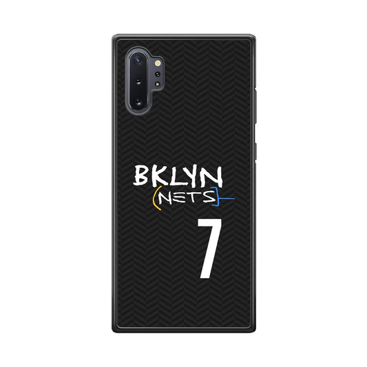 Brooklyn Nets Numbers of 7 Samsung Galaxy Note 10 Plus Case