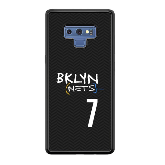 Brooklyn Nets Numbers of 7 Samsung Galaxy Note 9 Case