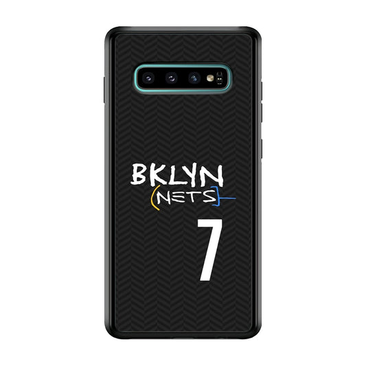 Brooklyn Nets Numbers of 7 Samsung Galaxy S10 Case