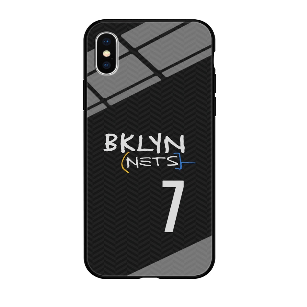 Brooklyn Nets Numbers of 7 iPhone X Case