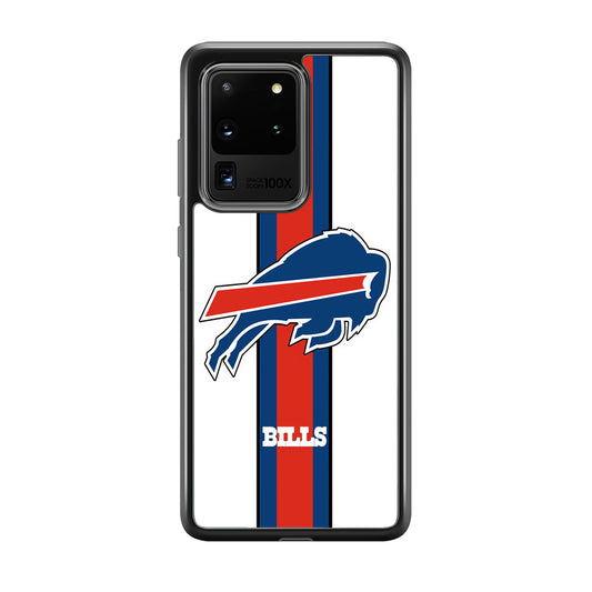 Buffalo Bills Stripe Samsung Galaxy S20 Ultra Case