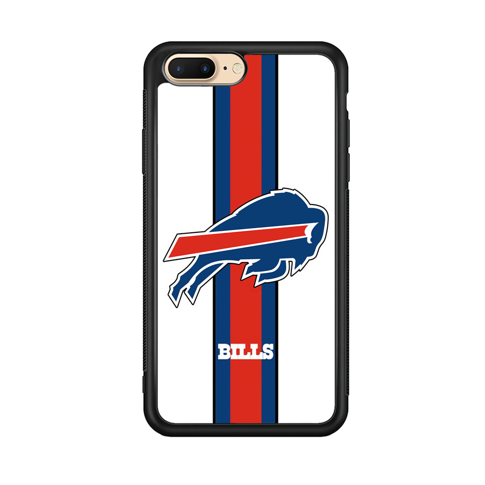 Buffalo Bills Stripe iPhone 8 Plus Case