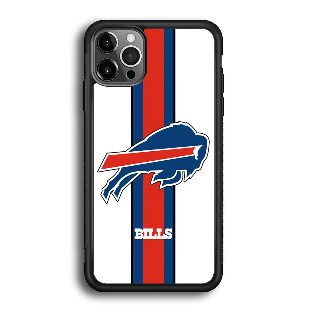 Buffalo Bills Stripe iPhone 12 Pro Max Case