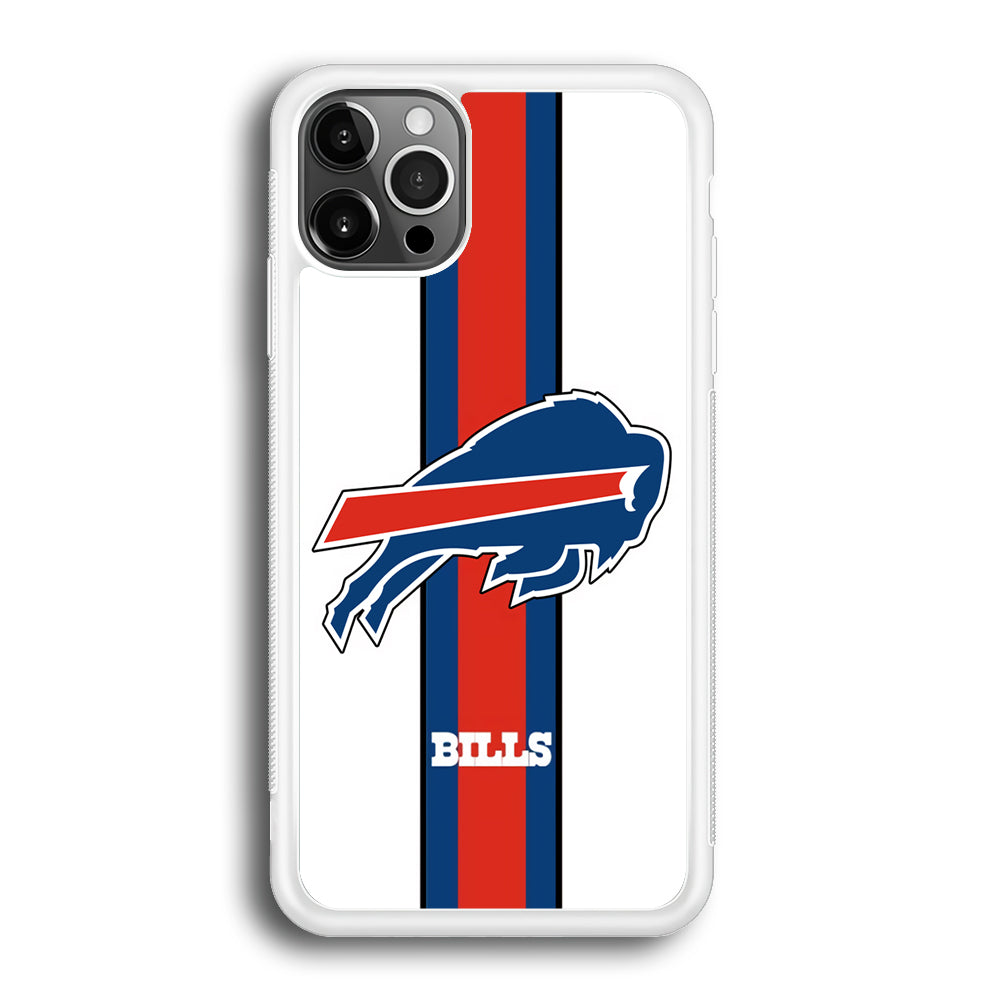 Buffalo Bills Stripe iPhone 12 Pro Max Case