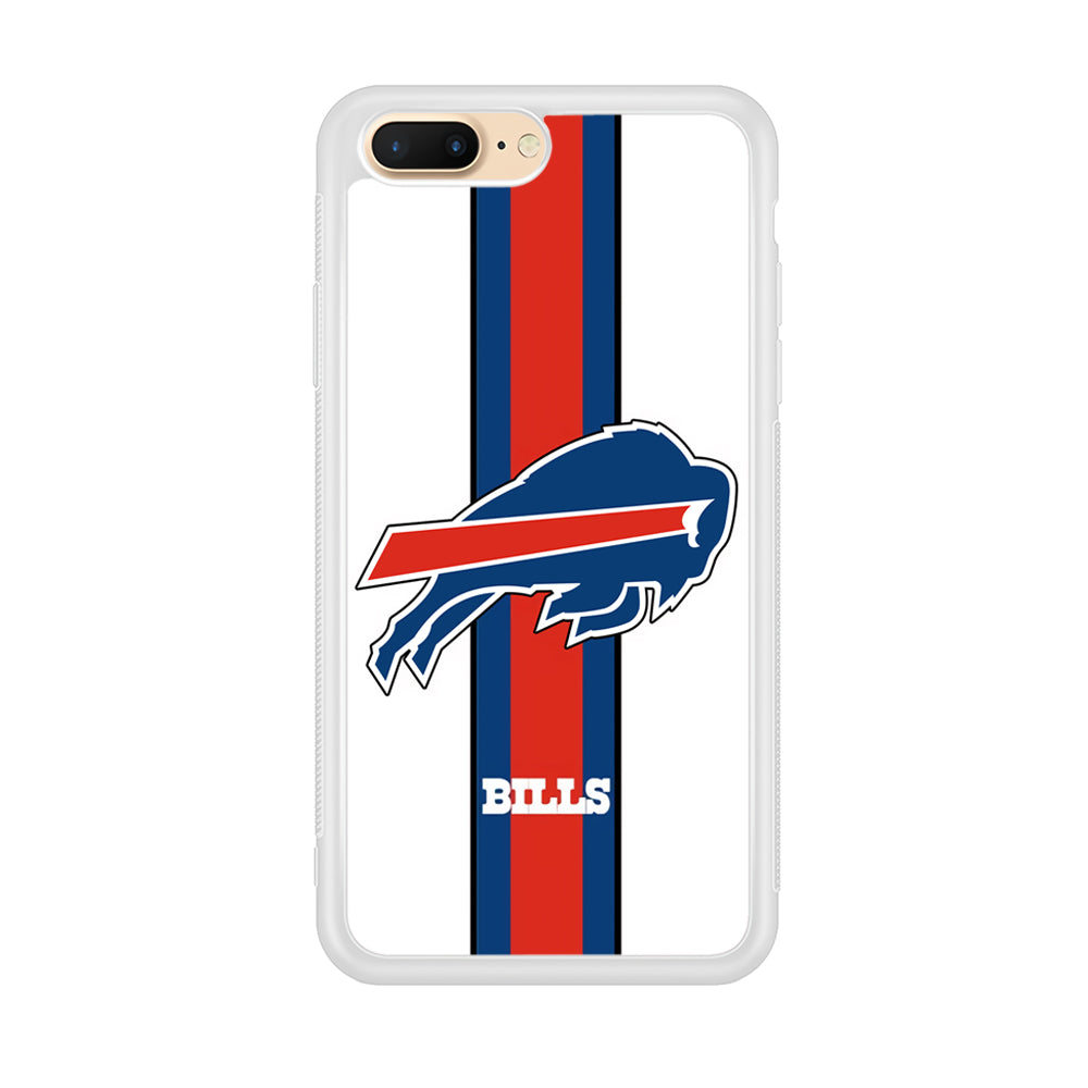 Buffalo Bills Stripe iPhone 8 Plus Case