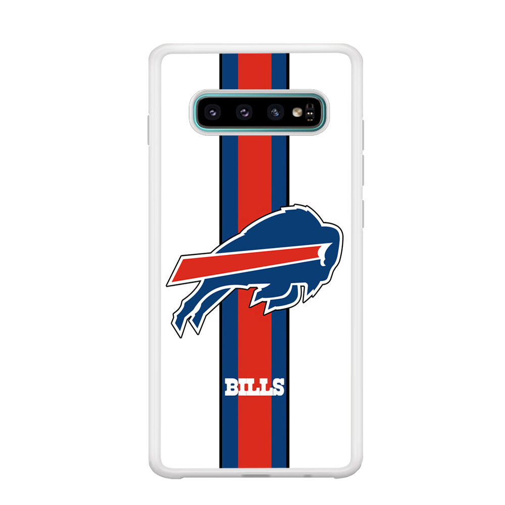 Buffalo Bills Stripe Samsung Galaxy S10 Case